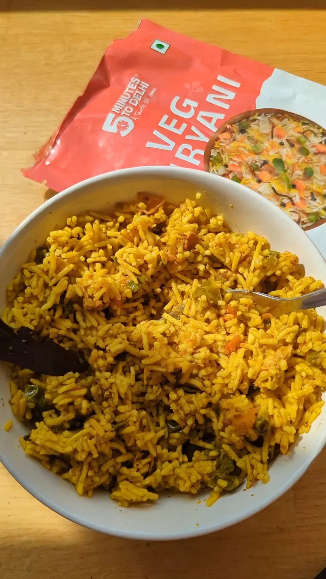 5 Minutes To Delhi Vegetable Biryani Camping Meal (Vegan)