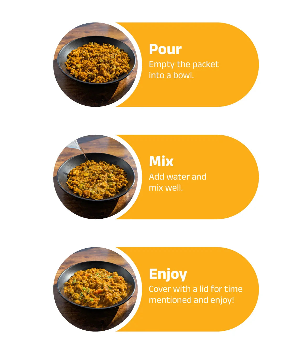 5 Minutes To Delhi Vegetable Kolhapuri Camping Meal (Vegan)