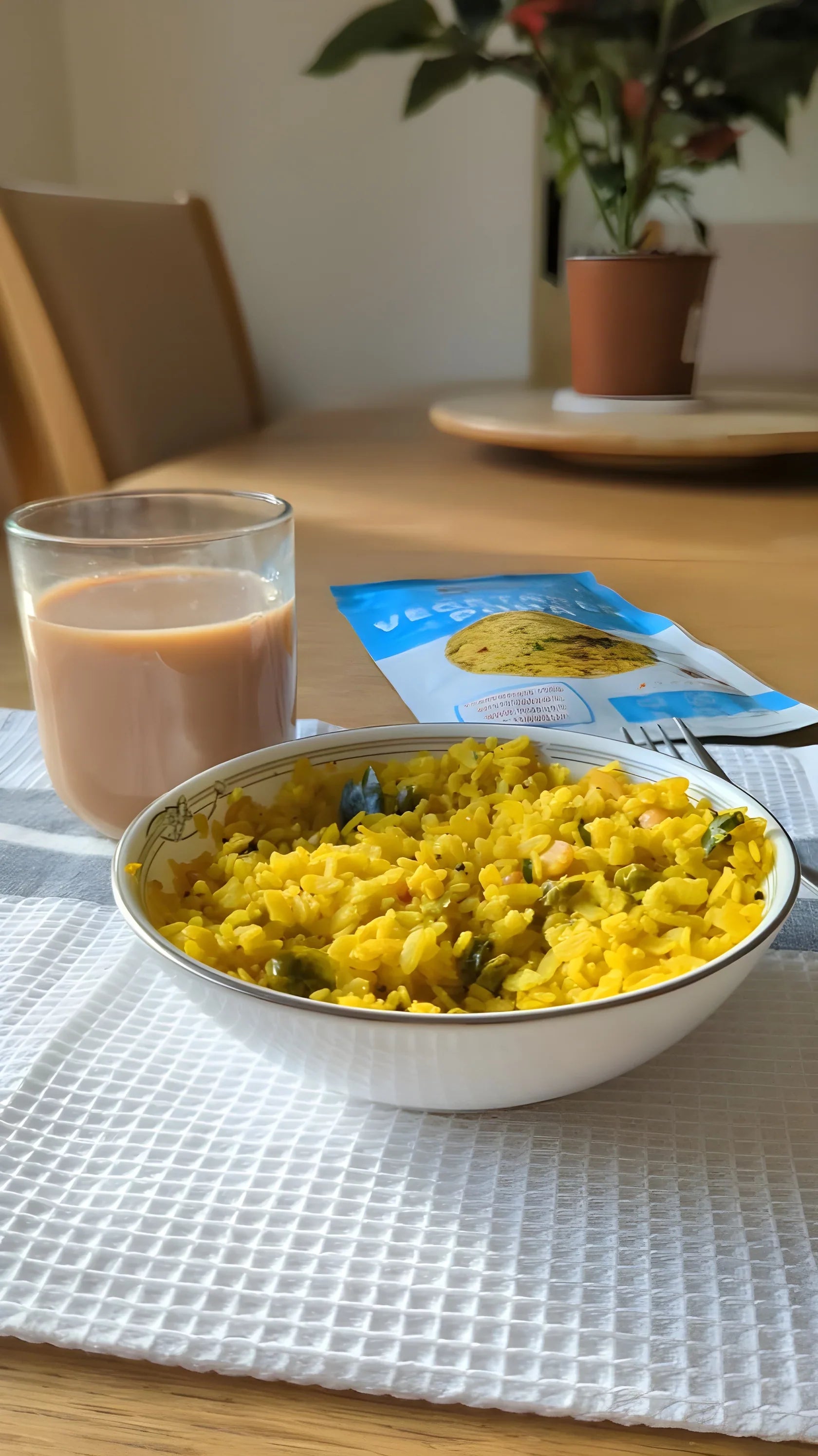 5 Minutes To Delhi Vegetable Poha Camping Meal (Vegan)