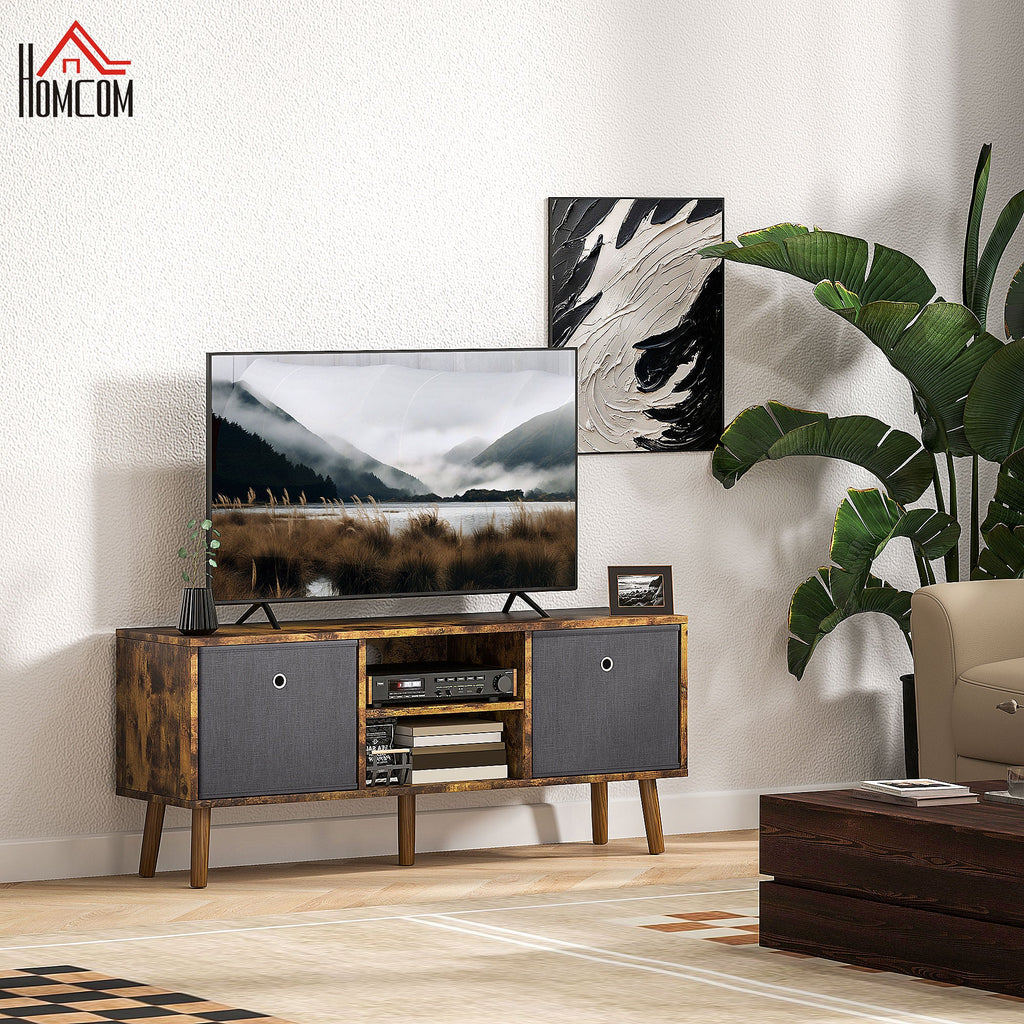 Modern TV Cabinet Stand w/ Shelves & Drawers, Bedroom