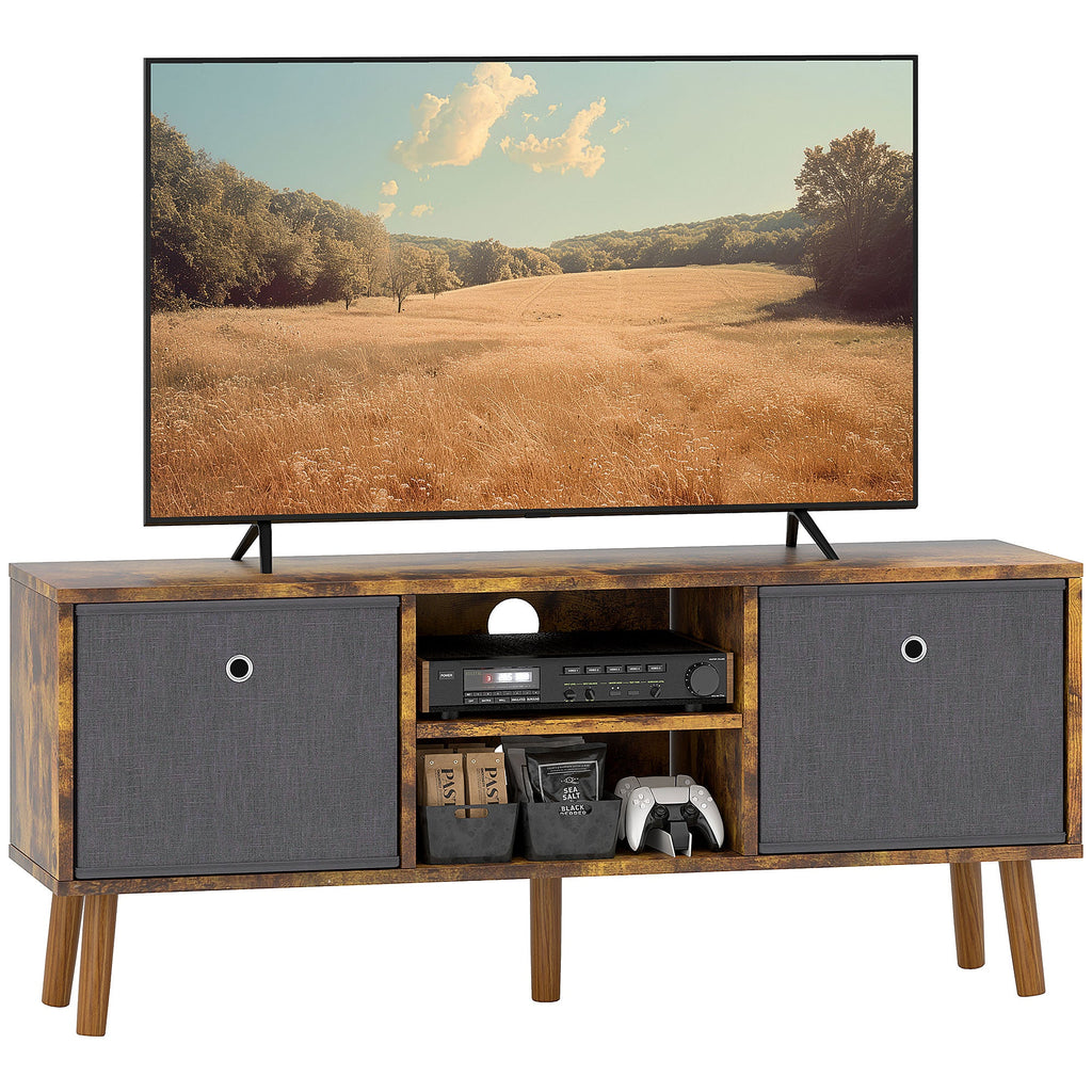Modern TV Cabinet Stand w/ Shelves & Drawers, Bedroom