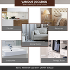 Sliding Barn Door Closet Hardware Track Kit for Slingle Door 6.5FT/2000mm