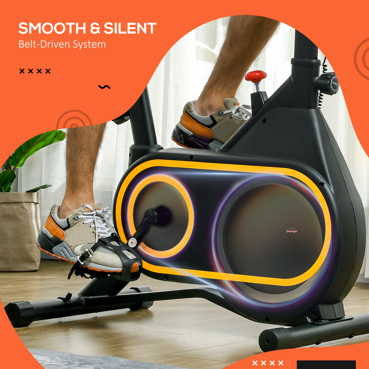 Exercise Bike - Home Cardio Workout with LCD Display