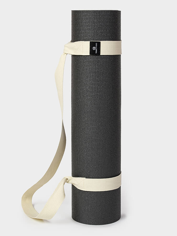 Yoga Studio Organic Cotton Yoga Mat Strap Carrier Cream