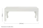 White High Gloss Finish Coffee Table