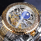 Carved Tourbillon Mechanical Watch