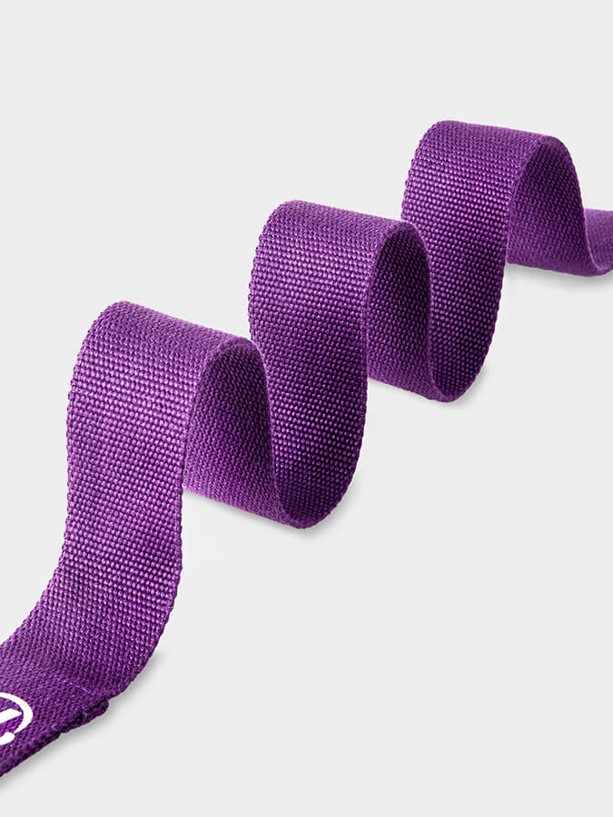 GOTS Organic Cotton D-Ring 2.5m Yoga Belt Strap