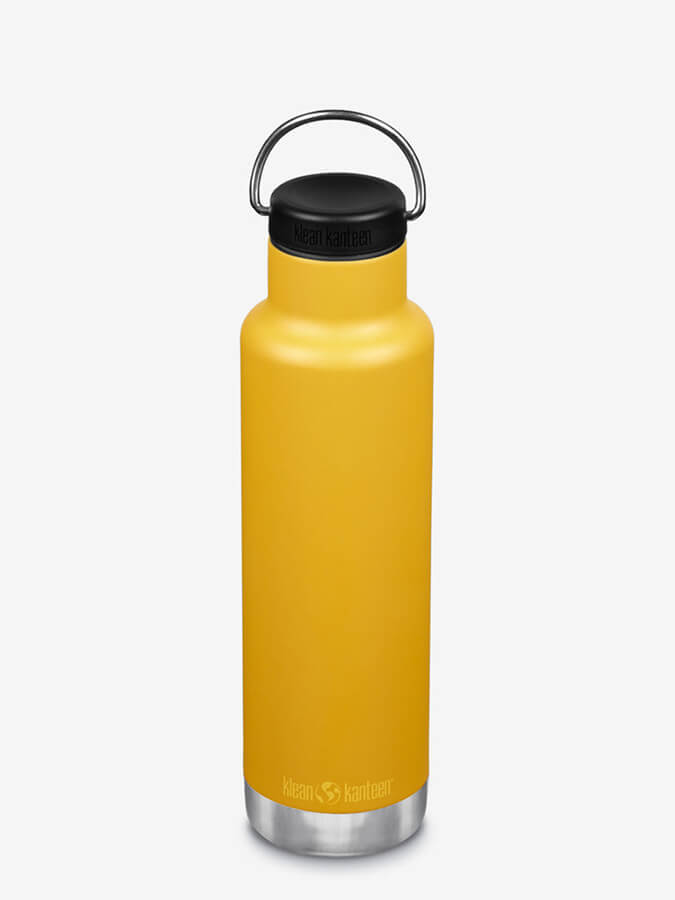 Klean Kanteen Vacuum Insulated 592ml Classic Bottle With Loop Cap Marigold