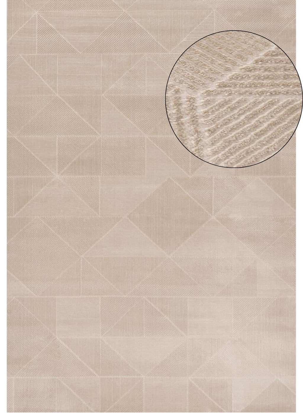 Carmel Beige Rug Abstract