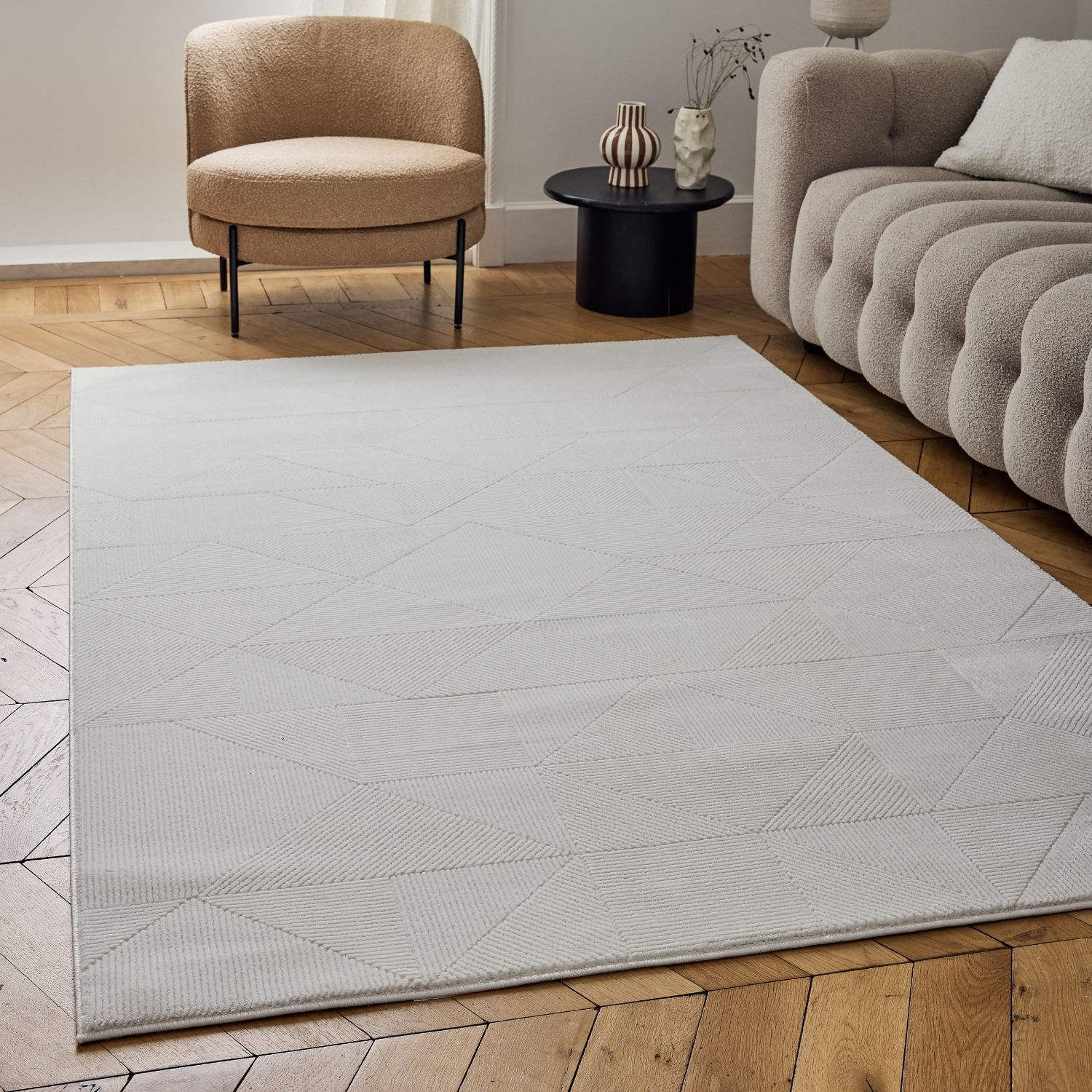 Carmel Cream Rug Abstract