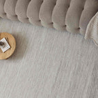 Carmel Cream-Beige Striped Rug