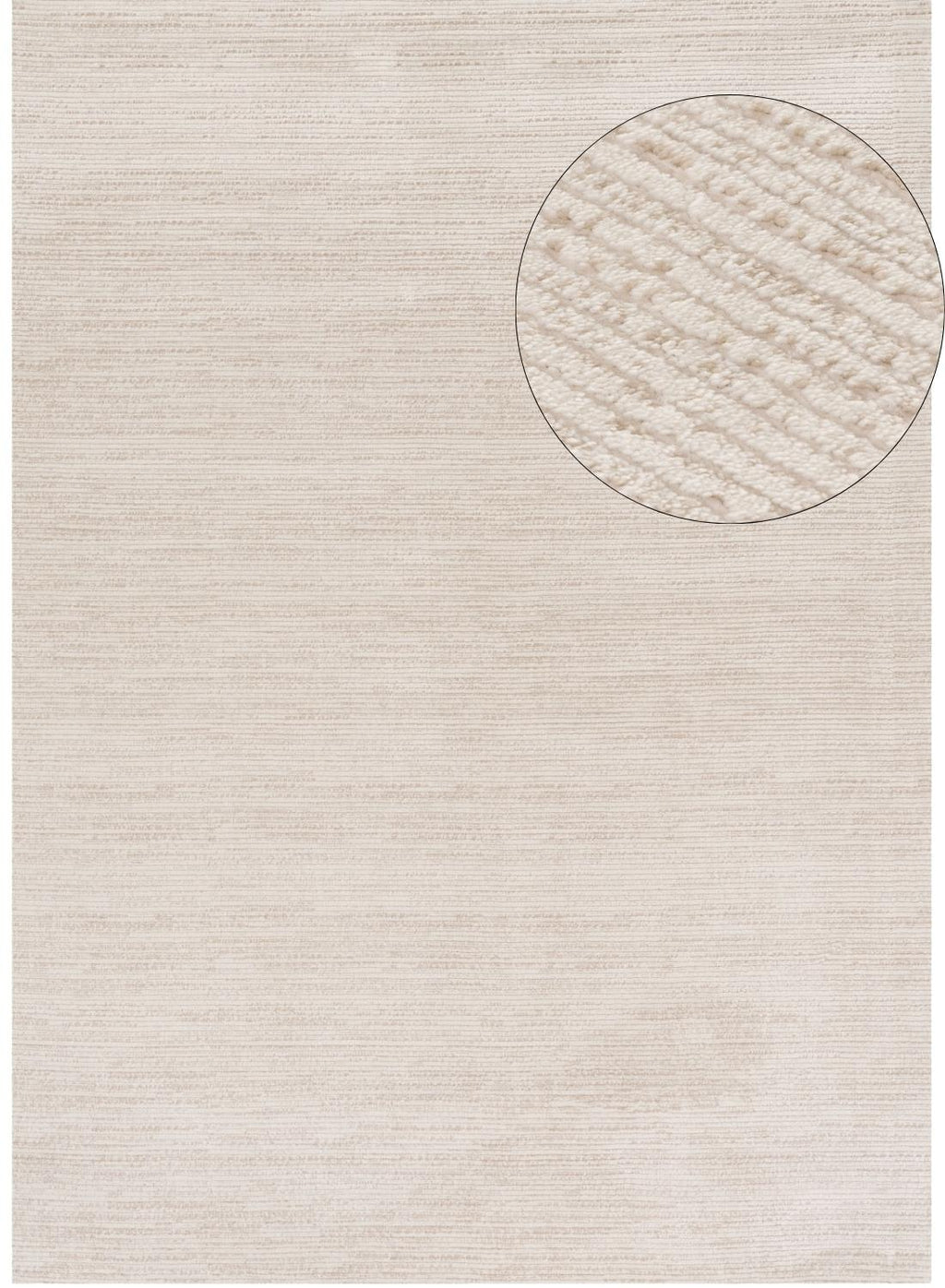 Carmel Cream-Beige Striped Rug 240X340 cm