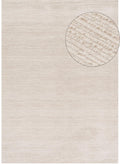 Carmel Cream-Beige Striped Rug 240X340 cm