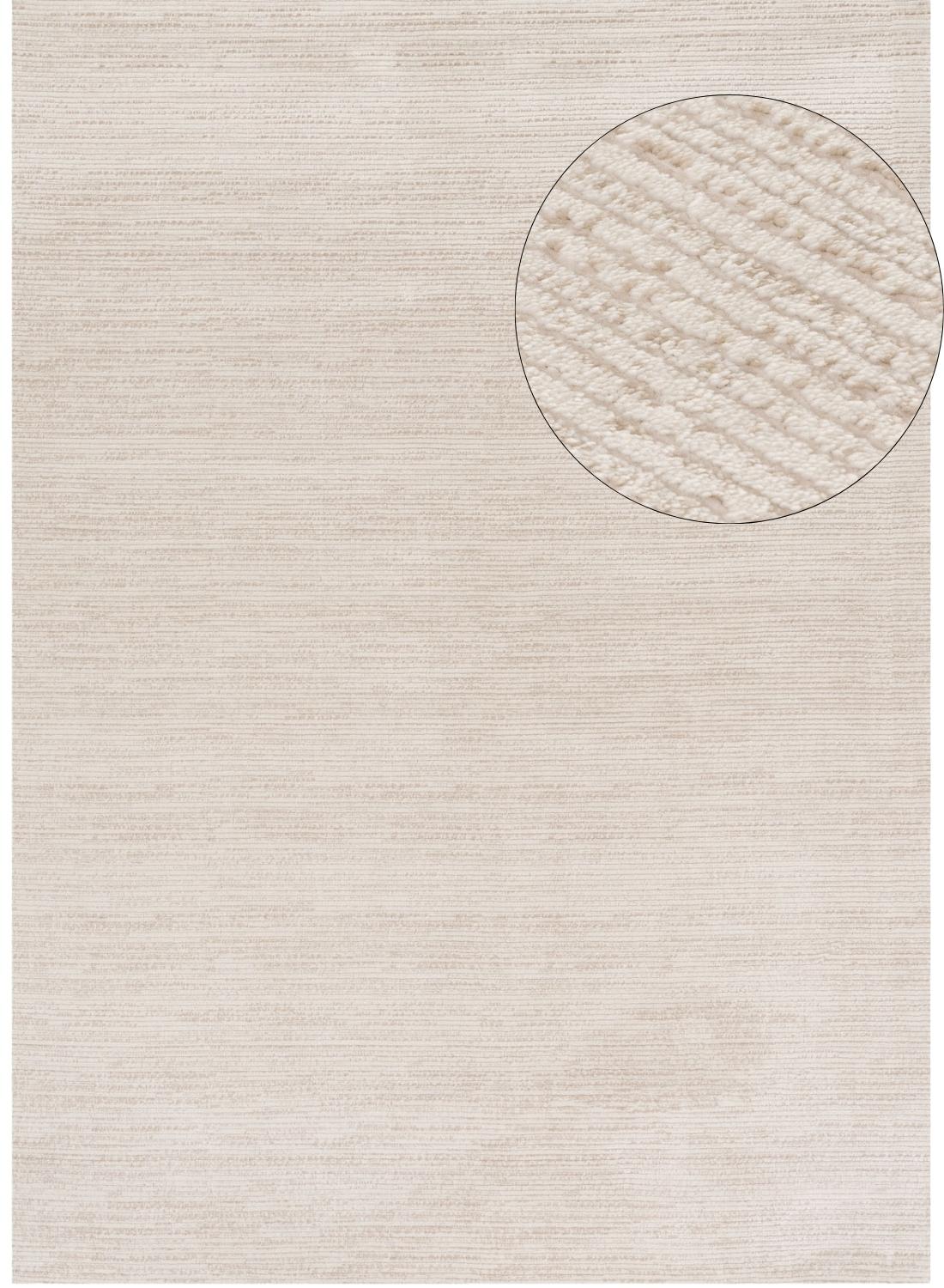 Carmel Cream-Beige Striped Rug 240X340 cm