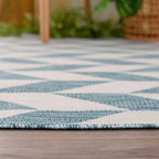 Ecology Outdoor Rug Aqua