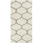 Moroccan Ivory Shaggy Rug