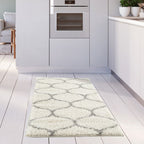 Moroccan Ivory Shaggy Rug
