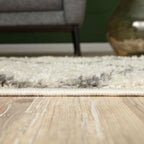 Moroccan Ivory Shaggy Rug
