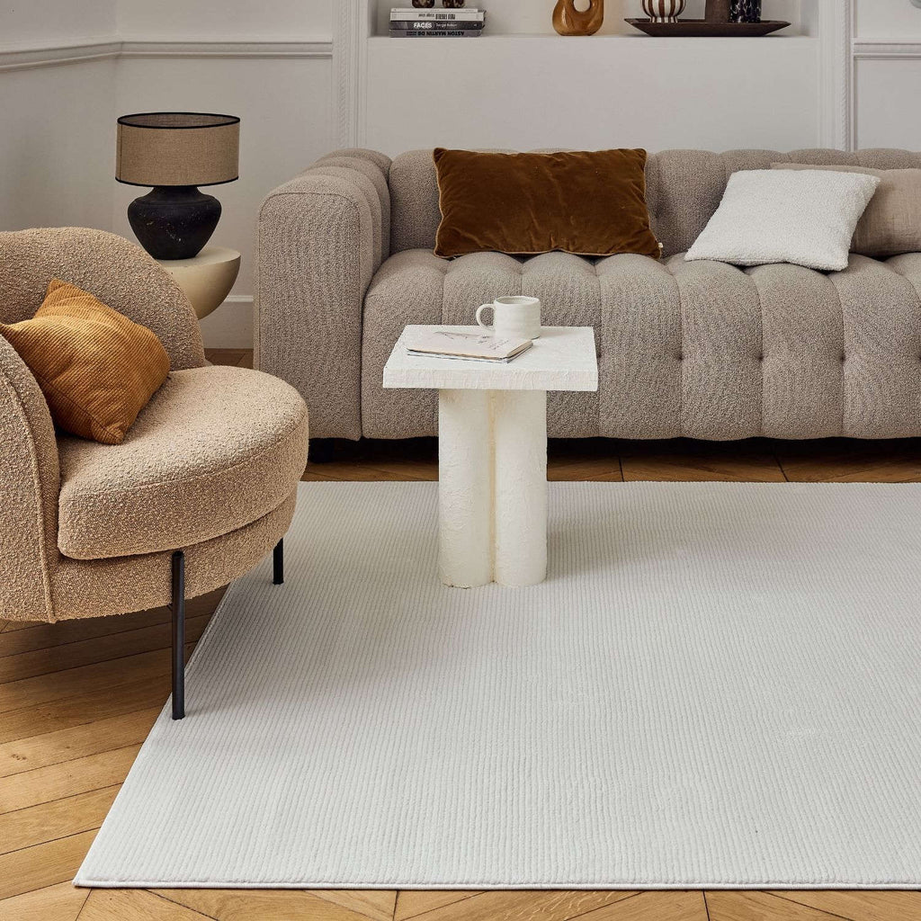 Carmel Cream Striped Rug