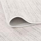 Carmel Cream-Grey Striped Rug