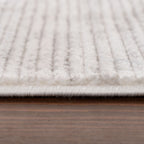 Carmel Cream-Grey Striped Rug