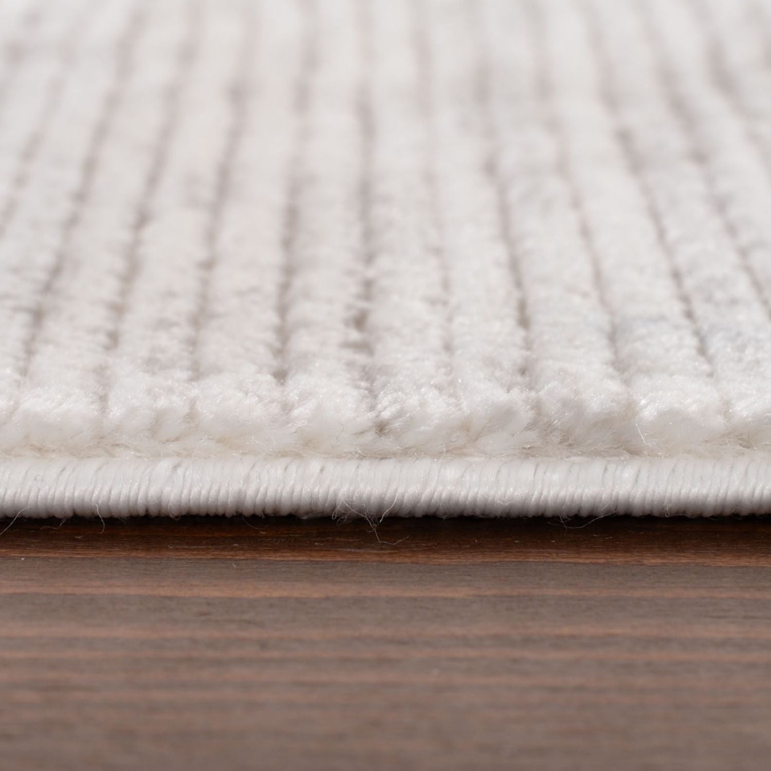 Carmel Cream-Grey Striped Rug