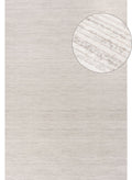 Carmel Cream-Grey Striped Rug 240X340 cm