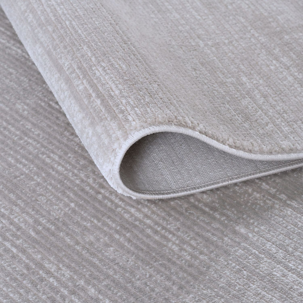 Carmel Grey-Cream Striped Rug