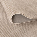 Carmel Beige-Cream Striped Rug