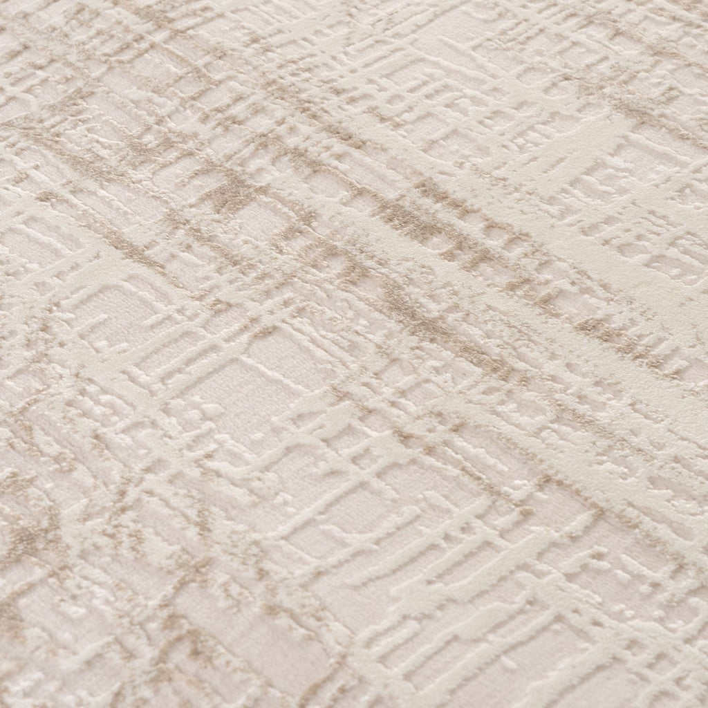 Carmel Cream-Beige Abstract Rug