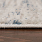 Carmel Cream-Blue Abstract Rug