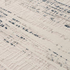 Carmel Cream-Blue Abstract Rug