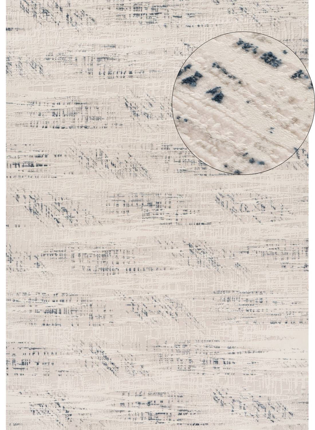 Carmel Cream-Blue Abstract Rug 240X340 cm