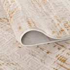 Carmel Cream-Gold Abstract Rug
