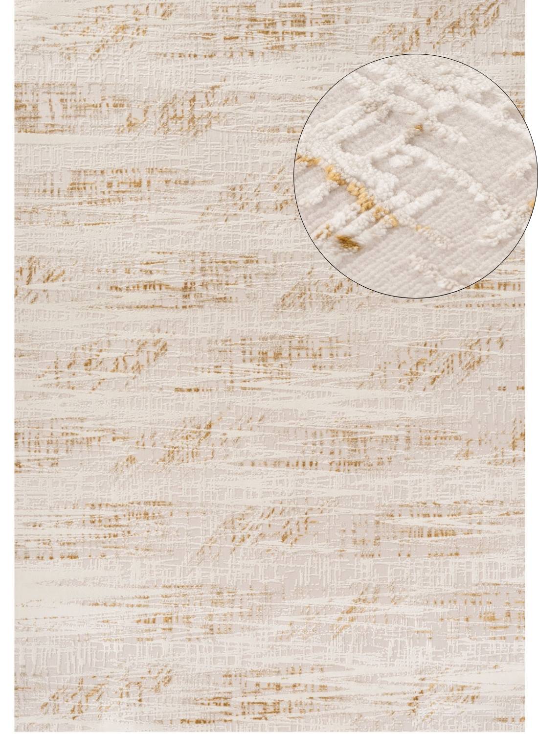 Carmel Cream-Gold Abstract Rug 240X340 cm