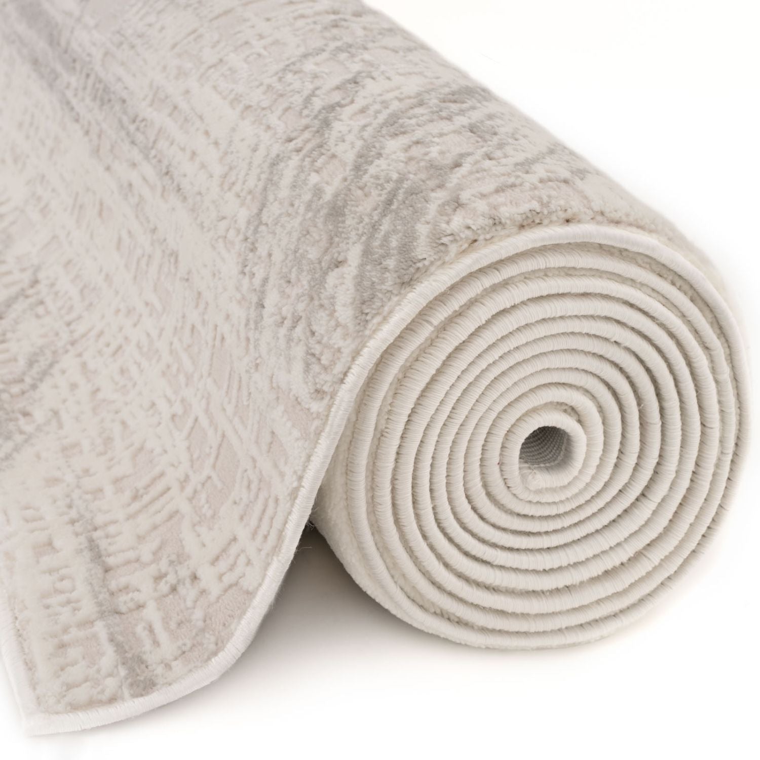 Carmel Cream-Grey Abstract Rug