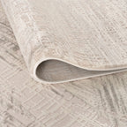 Carmel Cream-Grey Abstract Rug