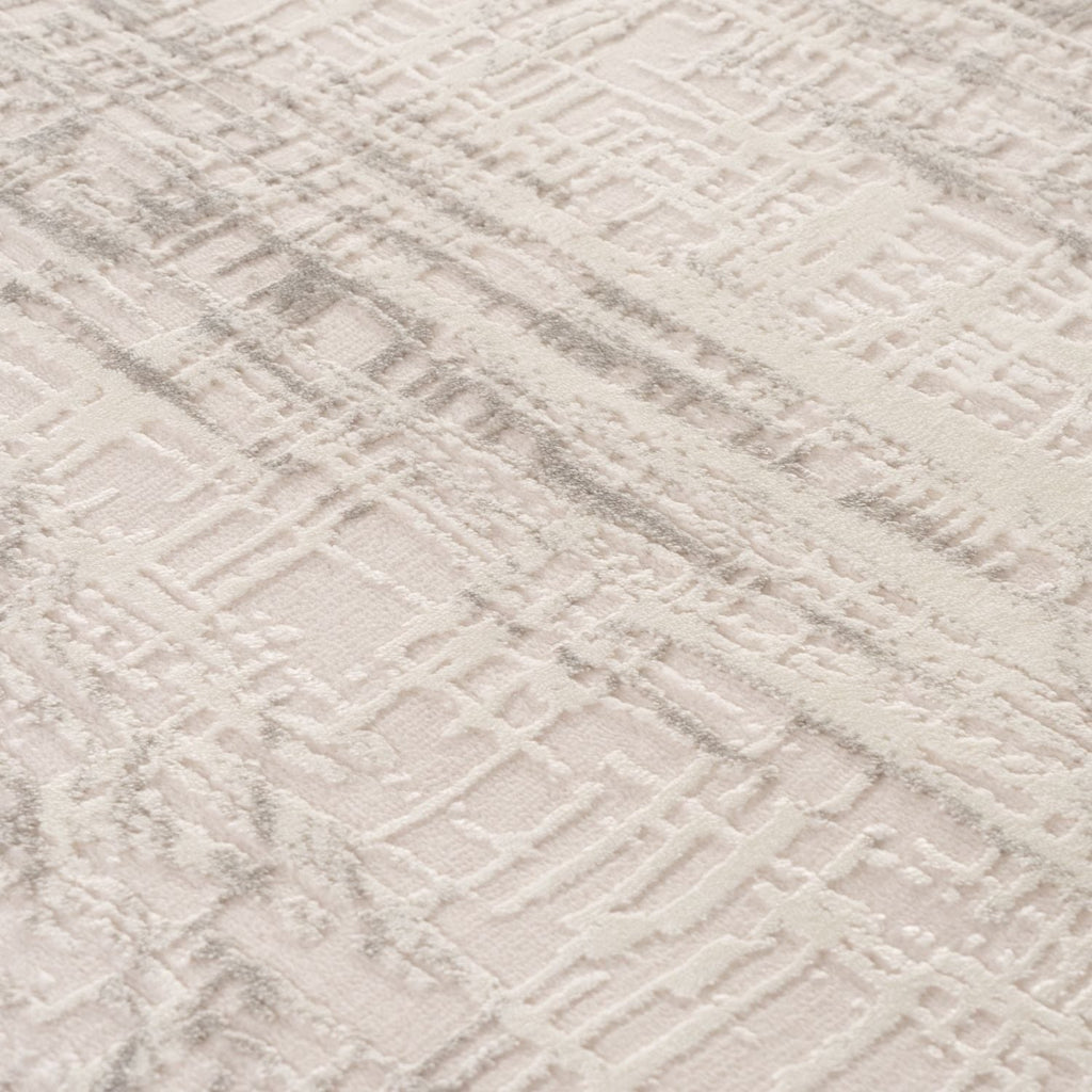 Carmel Cream-Grey Abstract Rug