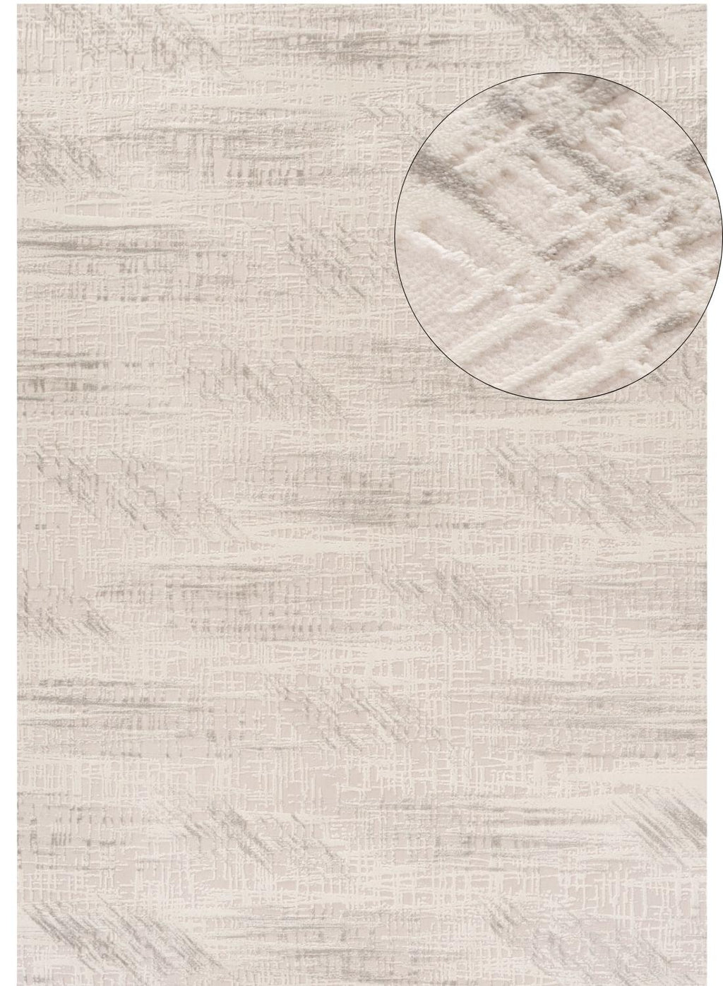 Carmel Cream-Grey Abstract Rug 240X340 cm