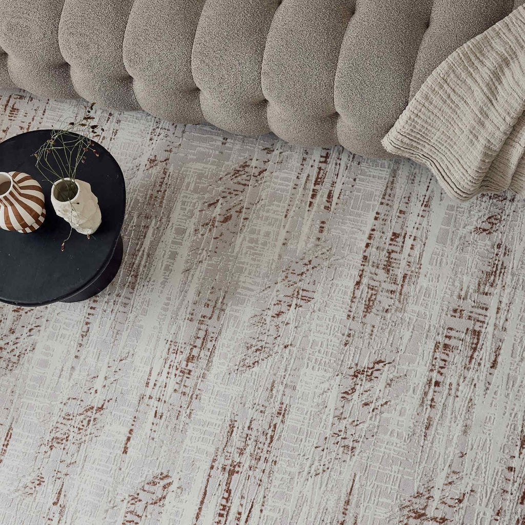 Carmel Cream-Terra Abstract Rug