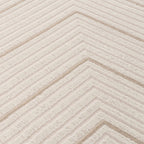Carmel Cream-Beige Geometric Rug