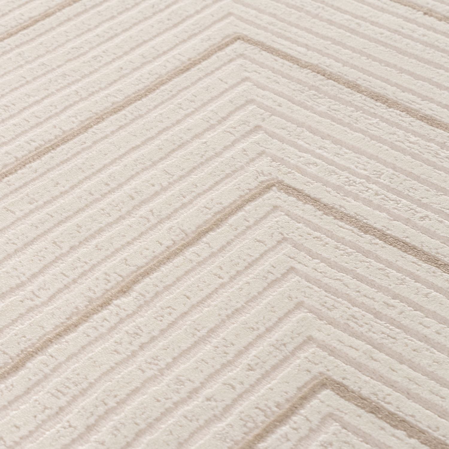 Carmel Cream-Beige Geometric Rug