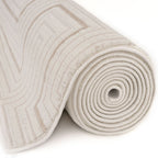 Carmel Cream-Beige Geometric Rug