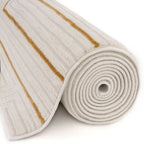 Carmel Cream-Gold Geometric Rug