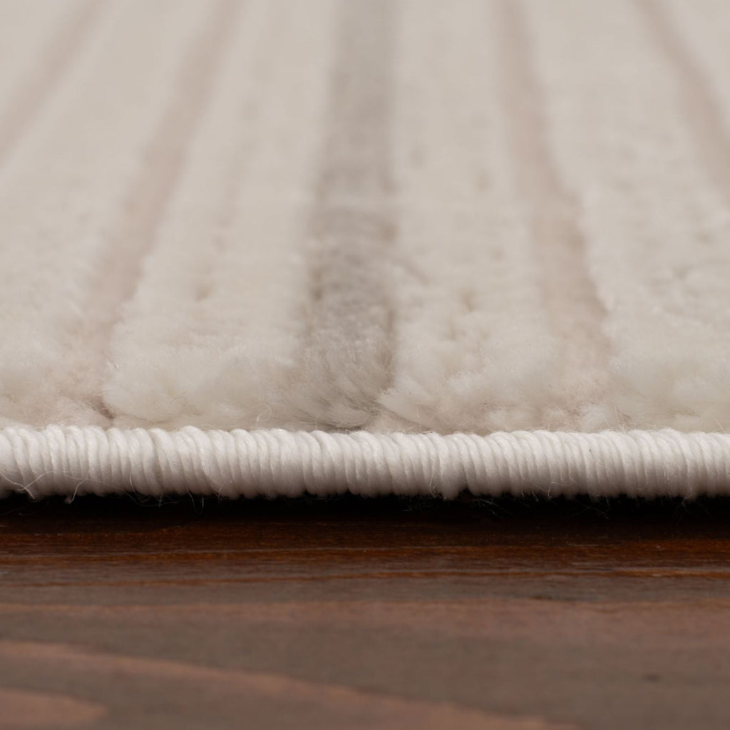 Carmel Cream-Grey Geometric Rug