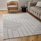Carmel Cream-Terra Geometric Rug