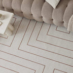 Carmel Cream-Terra Geometric Rug