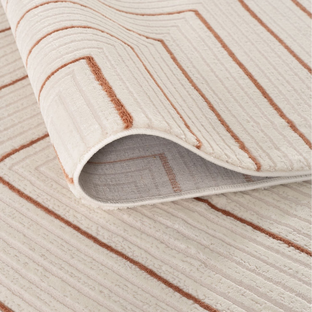 Carmel Cream-Terra Geometric Rug