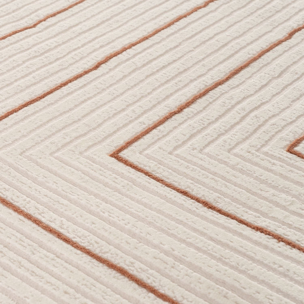 Carmel Cream-Terra Geometric Rug