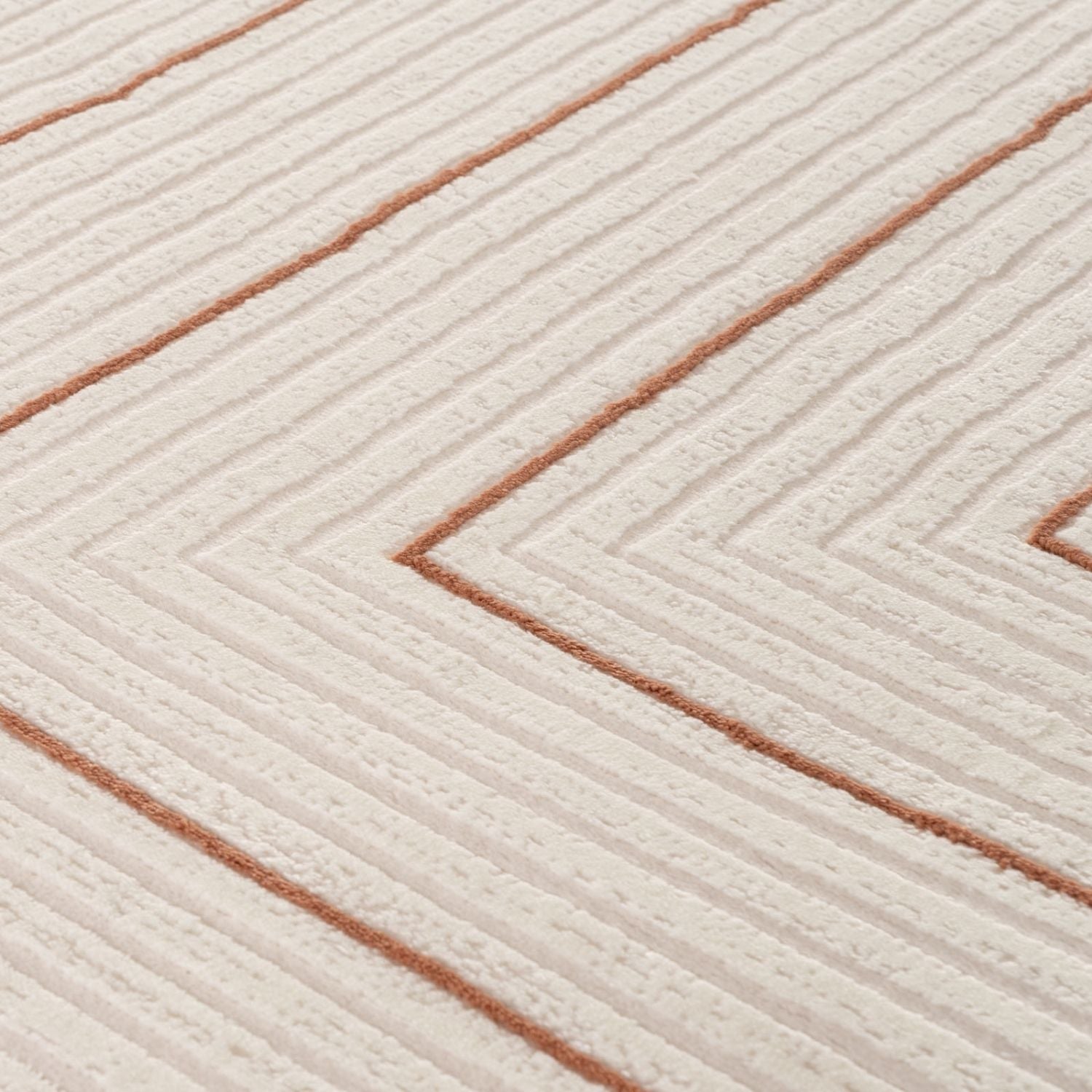 Carmel Cream-Terra Geometric Rug